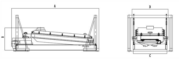 平面回轉篩結構圖 平面回轉篩結構圖