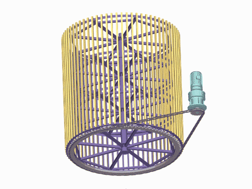 滾筒篩工作原理 滾筒篩工作原理圖